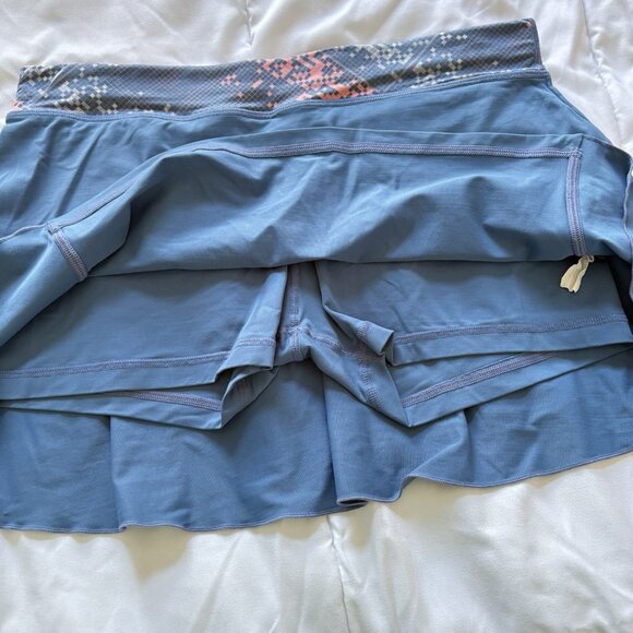 Sofibella Tennis Golf Skort Skirt Blue Stretch Womens Size Large Outdoor - Picture 5 of 7